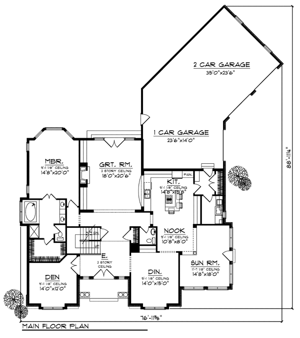 Traditional Level One of Plan 73072