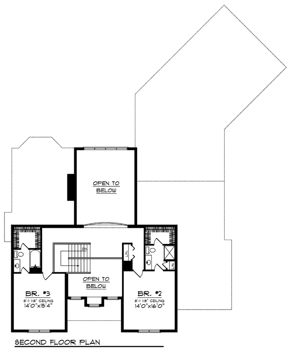 Traditional Level Two of Plan 73072