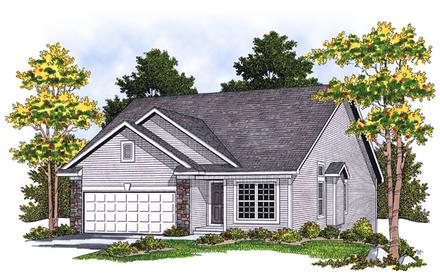 House Plan 73075 Elevation