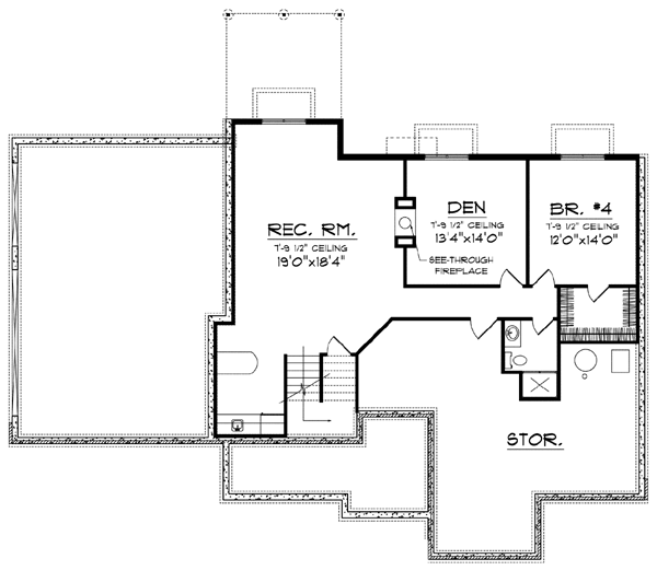 European Lower Level of Plan 73089