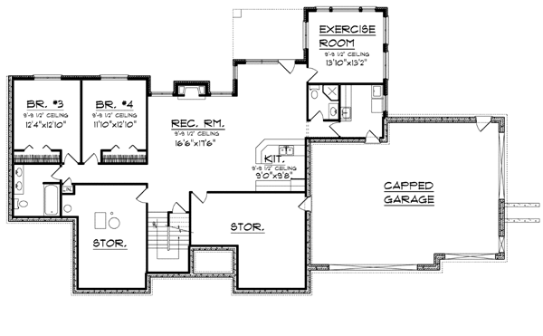 European Lower Level of Plan 73090