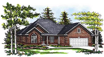 House Plan 73093 Elevation