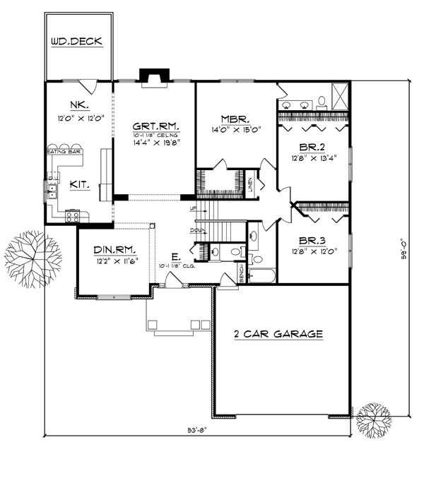 Traditional Level One of Plan 73098