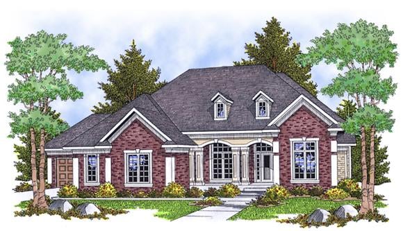 House Plan 73102 Elevation