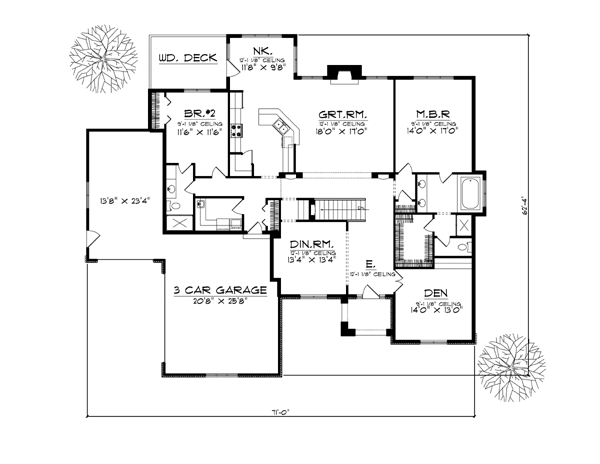 European Traditional Level One of Plan 73106