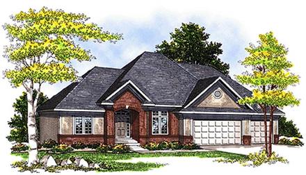 House Plan 73123 Elevation