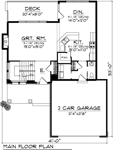 First Level Plan