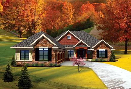 House Plan 73141 Elevation