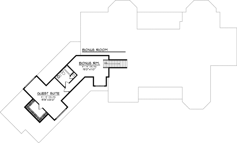 Ranch Level Two of Plan 73165