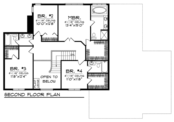 Contemporary Traditional Level Two of Plan 73175