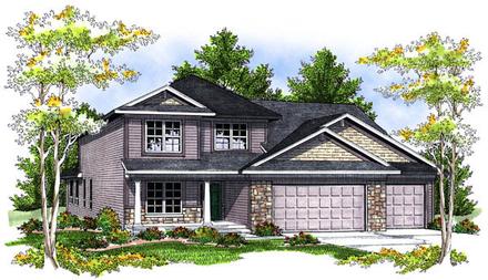 House Plan 73199 Elevation