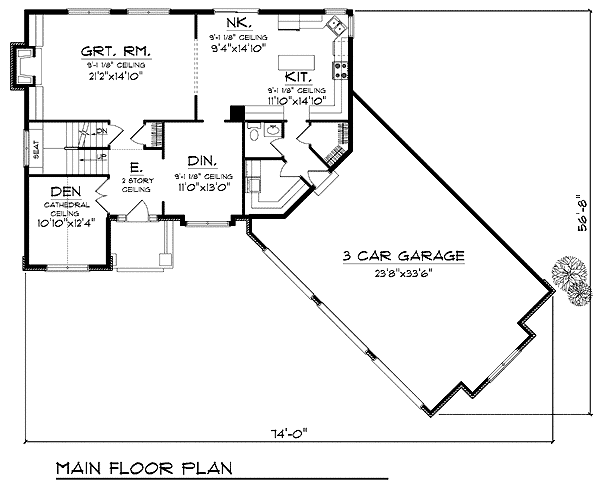Traditional Level One of Plan 73206