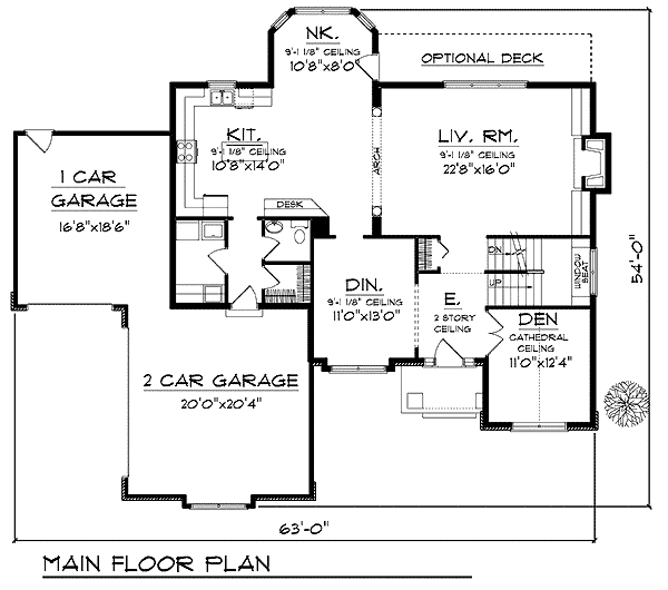 Traditional Level One of Plan 73211