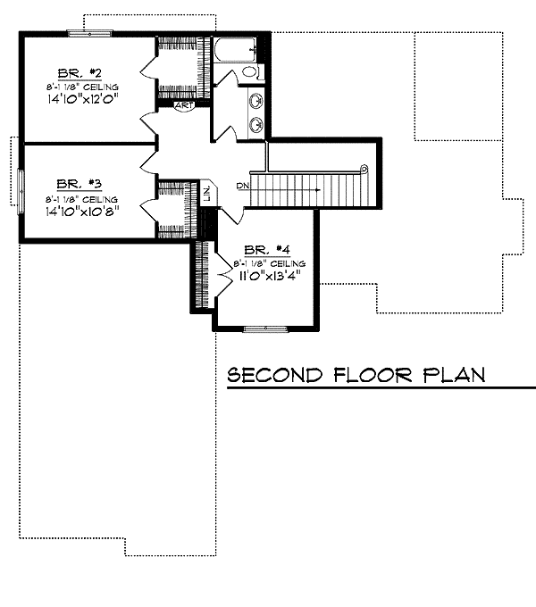 Traditional Level Two of Plan 73212