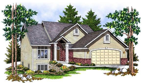 House Plan 73221 Elevation