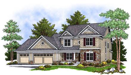 House Plan 73229 Elevation