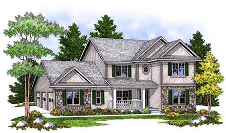 House Plan 73235 Elevation