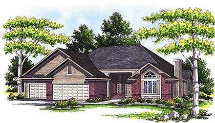 House Plan 73268 Elevation