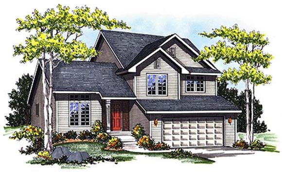 House Plan 73287 Elevation