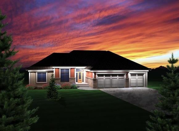 House Plan 73298 Elevation