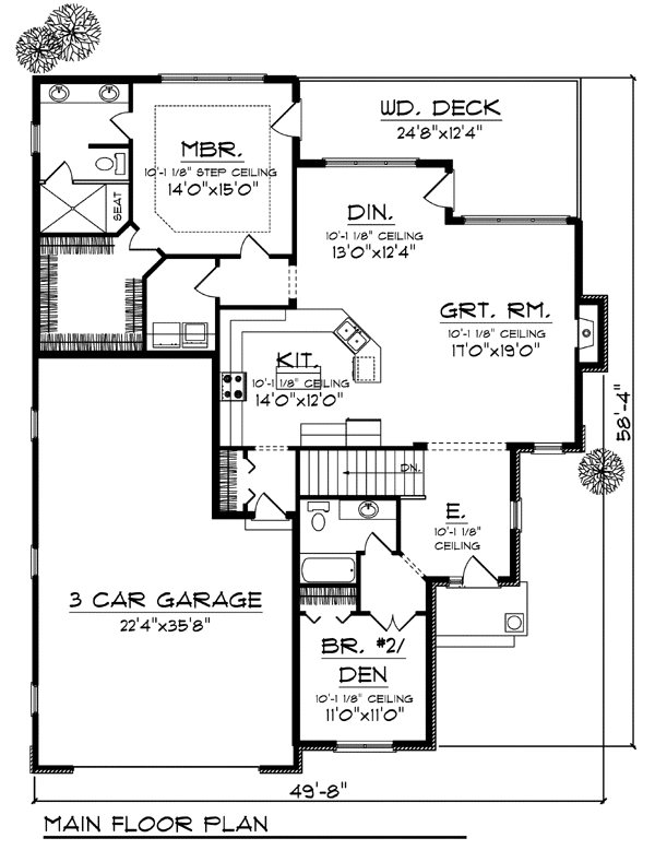 European Traditional Level One of Plan 73324