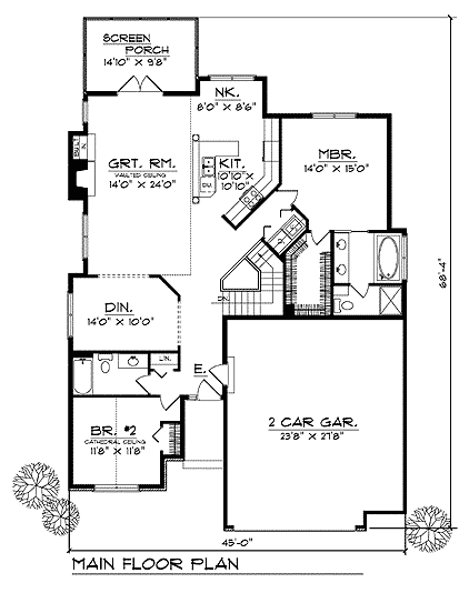 Traditional Level One of Plan 73332