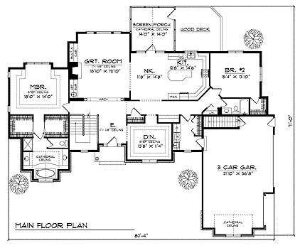 Traditional Level One of Plan 73336