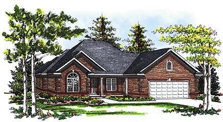 House Plan 73338 Elevation