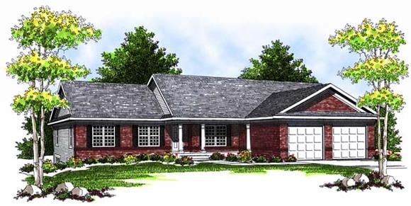 House Plan 73367 Elevation