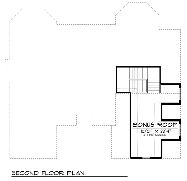 One-Story Traditional Level Two of Plan 73378