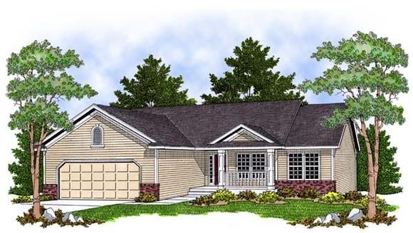 House Plan 73380 Elevation