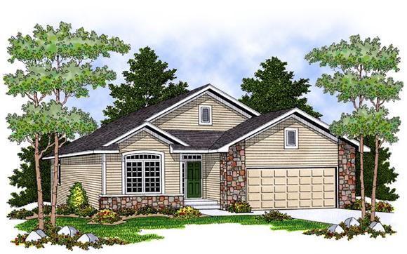 House Plan 73400 Elevation