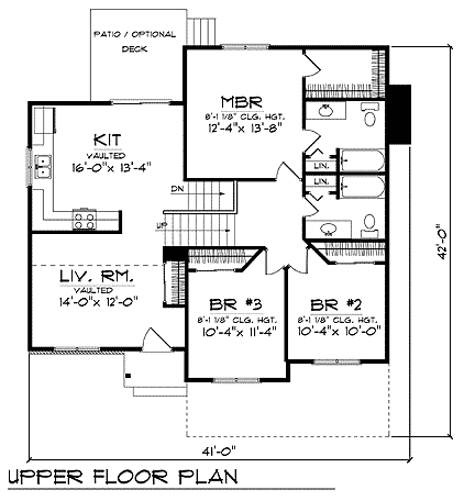 Traditional Level One of Plan 73401