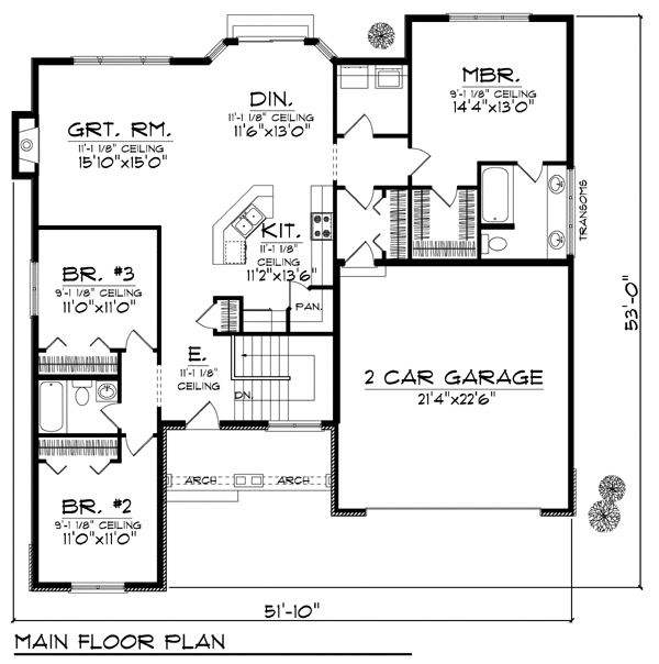 Traditional Level One of Plan 73424