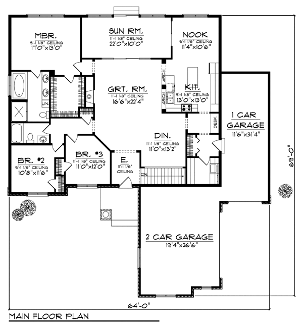 Traditional Level One of Plan 73432