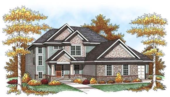 House Plan 73444 Elevation