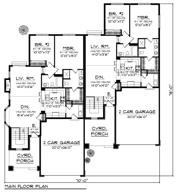 Traditional Level One of Plan 73456