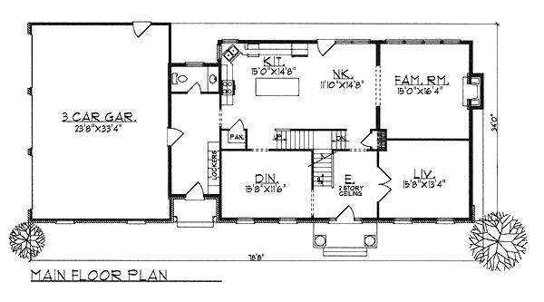 Colonial Level One of Plan 73458