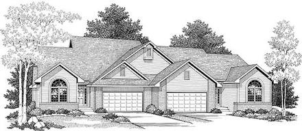 Traditional Elevation of Plan 73466