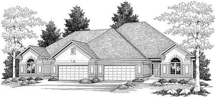 Traditional Elevation of Plan 73470