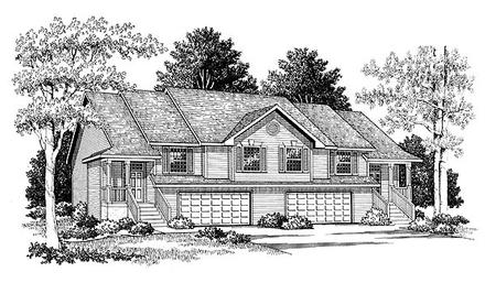 Traditional Elevation of Plan 73472