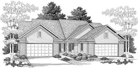 Traditional Elevation of Plan 73474