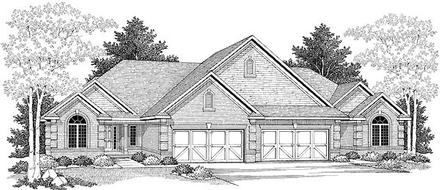 Traditional Elevation of Plan 73481