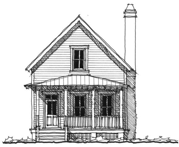 House Plan 73706 Elevation