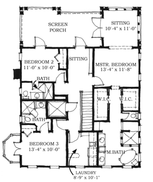 Historic Southern Level Two of Plan 73713