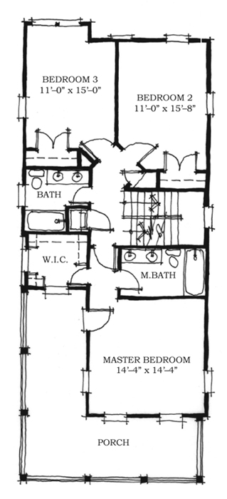 Historic Southern Level Two of Plan 73716