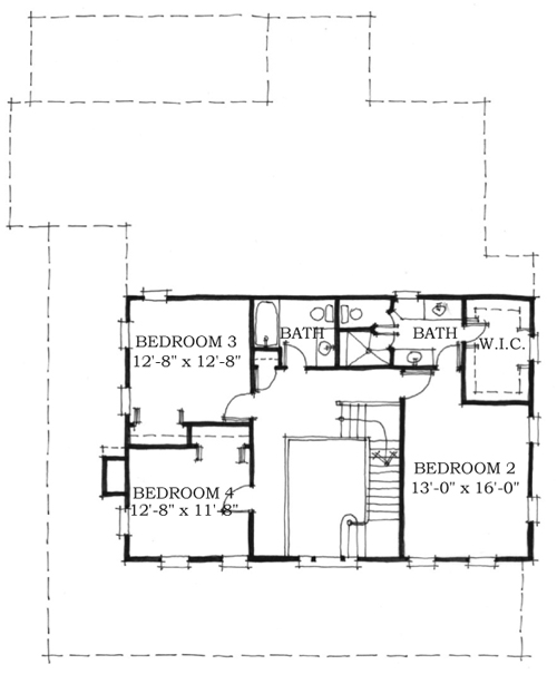 Historic Southern Level Two of Plan 73722