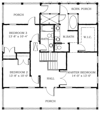 Historic Southern Level Two of Plan 73723