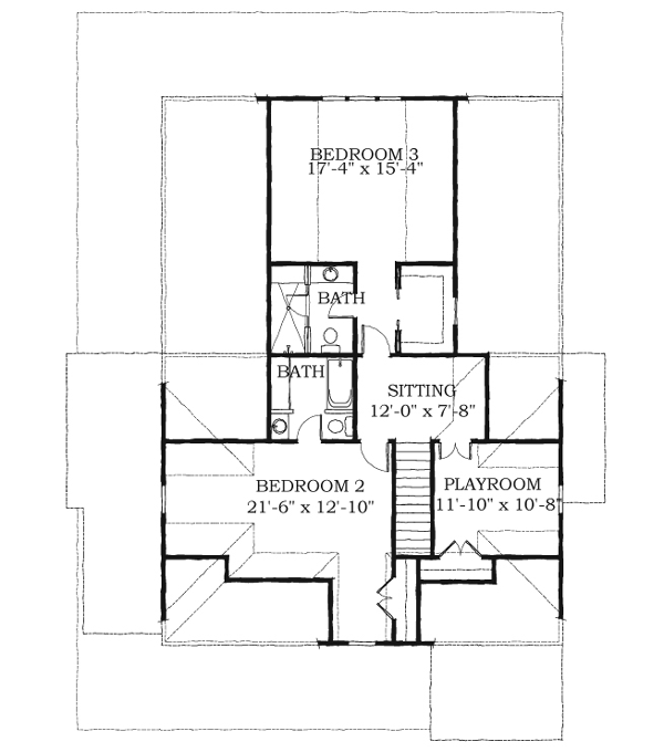 Historic Southern Level Two of Plan 73738