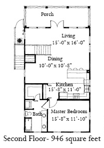 Garage Plan 73751 - 2 Car Garage Apartment Second Level Plan
